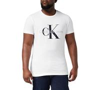 Calvin Klein Core Monologo Slim Tee J30j320935 Camisetas de Manga Corta, Blanco (Bright White), XXL Hombre