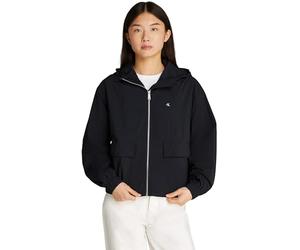 Calvin Klein Cortavientos Mujer Cotton Nylon fino, Negro (Ck Black), XL