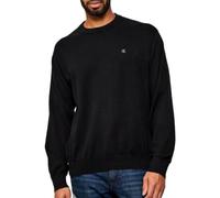 Calvin Klein Jeans LS EZ Cotton CREWNK Suéter 12GG LV04RC309G para Hombre, Color Negro (Negro), XXL, Negro (Negro), XXL