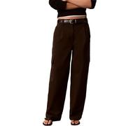 Calvin Klein Cotton Ewaist Cargo Pant Lv047f623g - Pantalones Informales Mujer