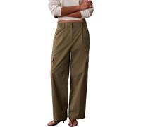 Calvin Klein Cotton Ewaist Cargo Pant Lv047f623g - Pantalones Informales Mujer