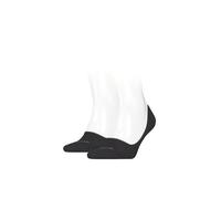 Calvin Klein Mid Cut Footie, Negro (Black), 39 (Pack de 2) para Hombre