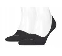 Calvin Klein Mid Cut Footie, Negro (Black), 43 (Pack de 2) para Hombre