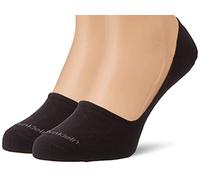 Calvin Klein Mid Cut Footie, Negro (Black), 43 (Pack de 2) para Hombre