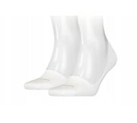 Calvin Klein Mid Cut Footie, Blanco (White), 39 (Pack de 2) para Hombre