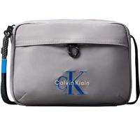 Calvin Klein Crossbody bag Hombre Bold Camera Bag con logotipo, Gris (Cloudburst), Talla Única