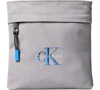 Calvin Klein Crossbody bag Hombre Bold Flatpack con logotipo, Gris (Cloudburst), Talla Única