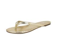 Calvin Klein Chanclas Crude para mujer, Gold Snake 790, 41 EU