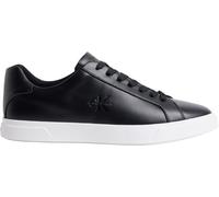 Calvin Klein Cupsole Sneaker Hombre Low de Piel, Negro (CK Black), 43