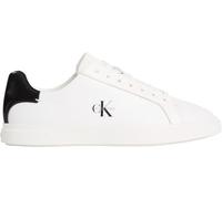 Calvin Klein Low Pro Cups LTH Ml HW0HW03146 Low Top para Mujer, Color Blanco (Blanco Brillante/Negro), Talla 4