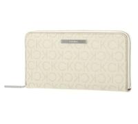 Calvin Klein Daily Dressed Long Zip Around Wallet Stoney Beige