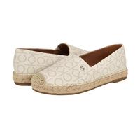 Calvin Klein Damas Popular Bailarinas, Blanco Roto 150, 38.5 EU