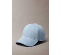 Calvin Klein Denim Emblem Burnout Cap Light Wash Denim Talla: OS | Sombreros Outlet | Mujer | Azul