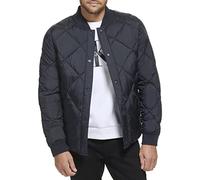 Calvin Klein Diamond Quilted Softshell Jacket Chaqueta, Reversible True Navy, XXL para Hombre