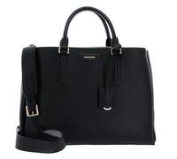Calvin Klein Dressed, Bolsa Vestida LG para Mujer, CK Black, Medium