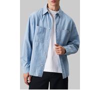 Calvin Klein Easy Chambray Shirt Denim Light Talla: M | Camisas Casuales Outlet | Hombre | Azul