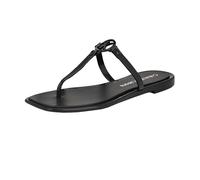Calvin Klein Sandalia Edhen para mujer, Negro 001, 36 EU