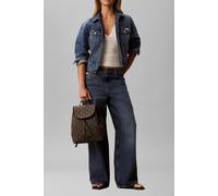 Calvin Klein Emblem All-over Print Jacquard Bag Lotus Beige/black Talla: OS | Mochilas Outlet | Mujer | Marrón
