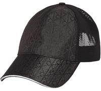 Calvin Klein Emblem AOP Cordura Trucker LV04D5075G Gorra para Hombre, Color Negro (Negro), Talla única, Negro (Negro), Talla única