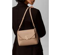 Calvin Klein Emblem Pebble Shoulder Bag Desert Taupe Talla: OS | Bandoleras Cruzadas Outlet | Mujer | Negro