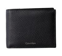 Calvin Klein Embossed Cartera Piel 12 cm negro