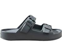 Calvin Klein Ergon Eva Double Bar Sandal Hm0hm02116, Sandalias Planas Hombre, Blue (Turbulence), 45 EU