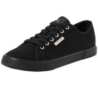 Calvin Klein ESS Vulc Low MG CV Ym0ym01301Low Top para Hombre, Negro Triple Negro, 43 1/3 EU