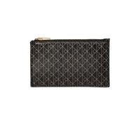 Calvin Klein Estuche 'Coated Emblem Print Zipped Card' arena / negro One Size EUR