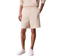 Calvin Klein EU 350Terry Badge LV04RF282G - Pantalones Cortos para Hombre, Color Blanco, Talla XL