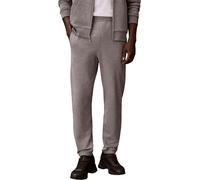Calvin Klein EU 350Terry Monogram Jogger Lv04Rd241G Pantalones Deportivos, Grey (Med Grey Htr), S para Hombre