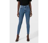 Calvin Klein Eu Mid Rise Skinny Blue Jay Talla: W29 Short | Pantalones Pitillo Outlet | Mujer | Azul