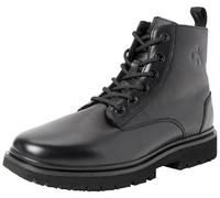 Calvin Klein EVA Mid Lace UP Boot LTH WL WN YW0YW01147, Bota Media Mujer, Negro (Triple Black), 38 EU