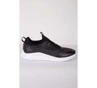 Calvin Klein Eva Runner Laceup Sock Mat Mix Ym0Ym01443, Parte Superior Baja Hombre, Black (CK Black), 45 EU