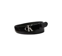 Calvin Klein Facet Buckle Shiny Strap Black/shiny Nickel Talla: 90 | Cinturones Outlet | Mujer | Negro