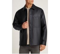 Calvin Klein Faux Leather Shirt Ck Black Talla: XL | Chaquetas de cuero Outlet | Hombre | Negro