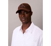 Calvin Klein Felt Monogram Patch Cap Chocolate Martini Talla: OS | Sombreros Outlet | Hombre | Marrón