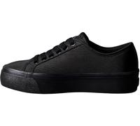 Calvin Klein Flatform Sneaker Mujer Flatform Moire con Plataforma, Negro (Triple Black), 40