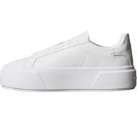Calvin Klein Flatform Sneaker Mujer Lace Up de Piel, Blanco (Triple Bright White), 37