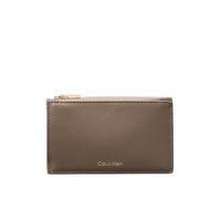 Calvin Klein Foil Logo Dbl Zip Cardcase VFU - DESERT TAUPE One Size, Vfu Desert Taupe, Taglia Unica, Streetwear