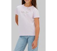 Calvin Klein Girls Ck Script Ss T-shirt Island Lilac Talla: 8 | Camisetas Outlet | Unisex | Púrpura