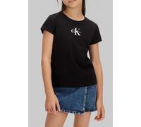 Calvin Klein Girls Micro Monogram Top 1716 Black Talla: 6 | Camisetas Outlet | Unisex | Negro