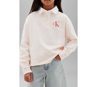 Calvin Klein Girls Mini Me Rugby Monologo Mangano Calcite Talla: 6 | Chalecos Outlet | kids
