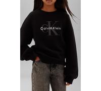 Calvin Klein Girls Monologo Fashion Crew Neck Black Talla: 8 | Chalecos Outlet | kids | Negro