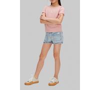 Calvin Klein Girls Monologo Rib Baby Tee Quartz Pink Talla: 14 | Camisetas Outlet | kids | Rosa