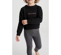 Calvin Klein Girls Monologo Sweater Black Talla: 4 | Chalecos Outlet | kids | Negro