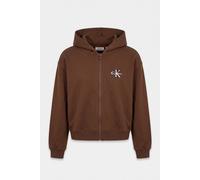 Calvin Klein Girls Terry Monologo Zip-up Rocky Road Talla: 10 | Ropa Deportiva Outlet | Unisex