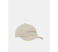 Calvin Klein Gorra de algodón orgánico con cierre ajustable. Gris claro Talla única