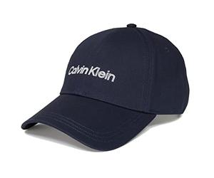 Calvin Klein Gorra de béisbol Bordada Double Line para Hombre, CK Azul Marino, Talla única