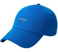 Calvin Klein Gorra Hombre Mono Logo Panel de algodón, Azul (French Blue), Talla Única