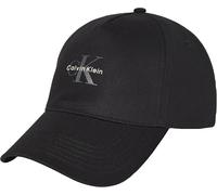 Calvin Klein Gorra Hombre Mono Logo Panel de algodón, Negro (Black), Talla Única
